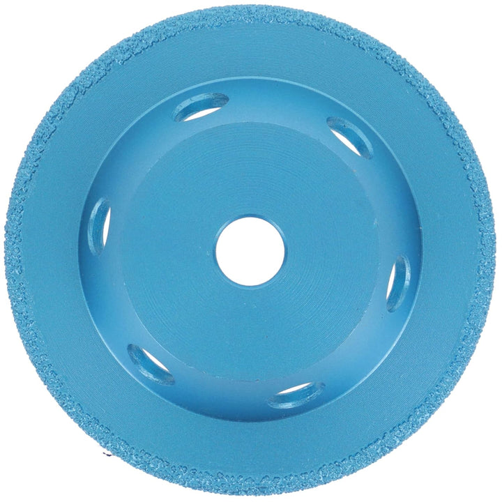 PRODIAMANT Diamant universal Schleiftopf 75mm Aufnahme 10mm für 12 V Akku Winkelschleifer mit Vacuum