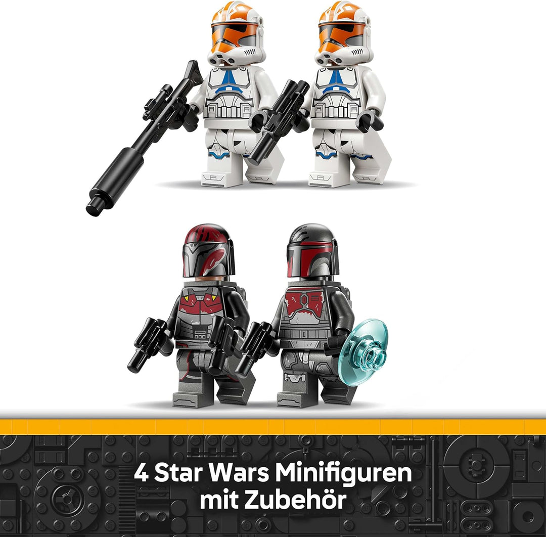 LEGO Star Wars 75449 Belagerung von Mandalore Battle Pack - Action-Spielzeug mit 2 Mandalorianer- &