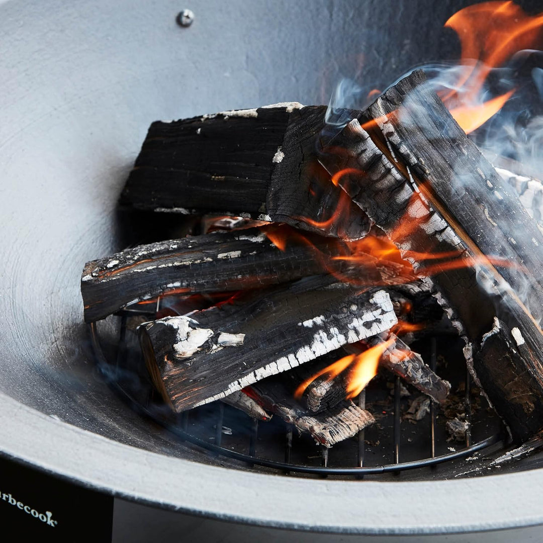 Barbecook Feuerschale für den Garten aus lackiertem Gusseisen 3-Beine Ø 75-cm bis 400 Grad hitzebest