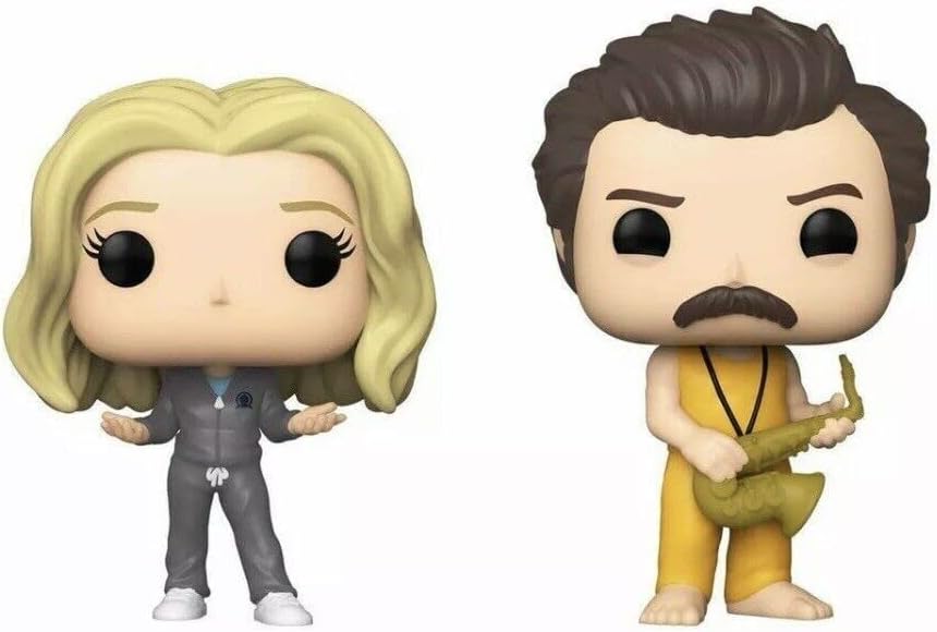 Funko Pop! 56740 Parks & Recreation: Leslie & Ron Locked In, 2 Stück