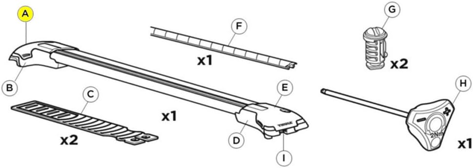 Thule 52314 Abdeckung rechts für Edge 958