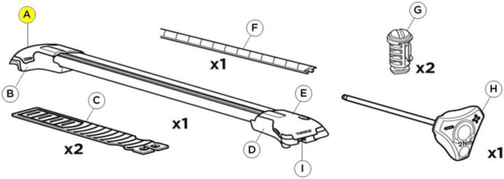 Thule 52314 Abdeckung rechts für Edge 958