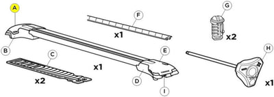 Thule 52314 Abdeckung rechts für Edge 958