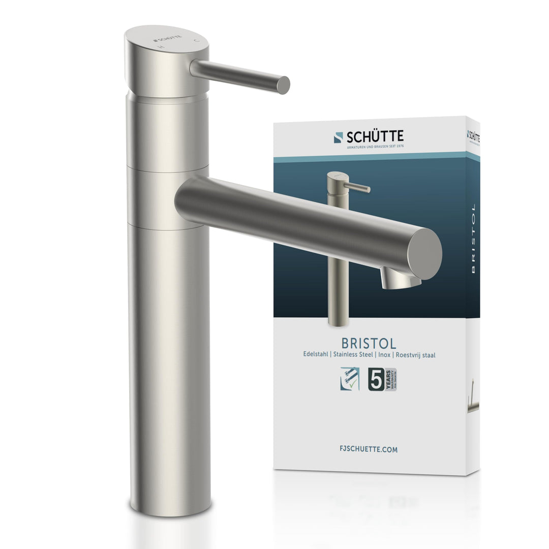 SCHÜTTE BRISTOL Spültischarmatur, Wasserhahn Küche, 360 Grad schwenkbare Spültischarmatur, Mischbatt