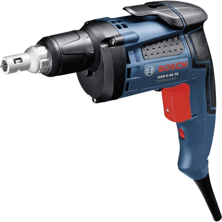 Bosch Professional Trockenbauschrauber GSR 6-45 TE (12 Nm Drehmoment, 701 Watt, inkl. Schraubendrehe