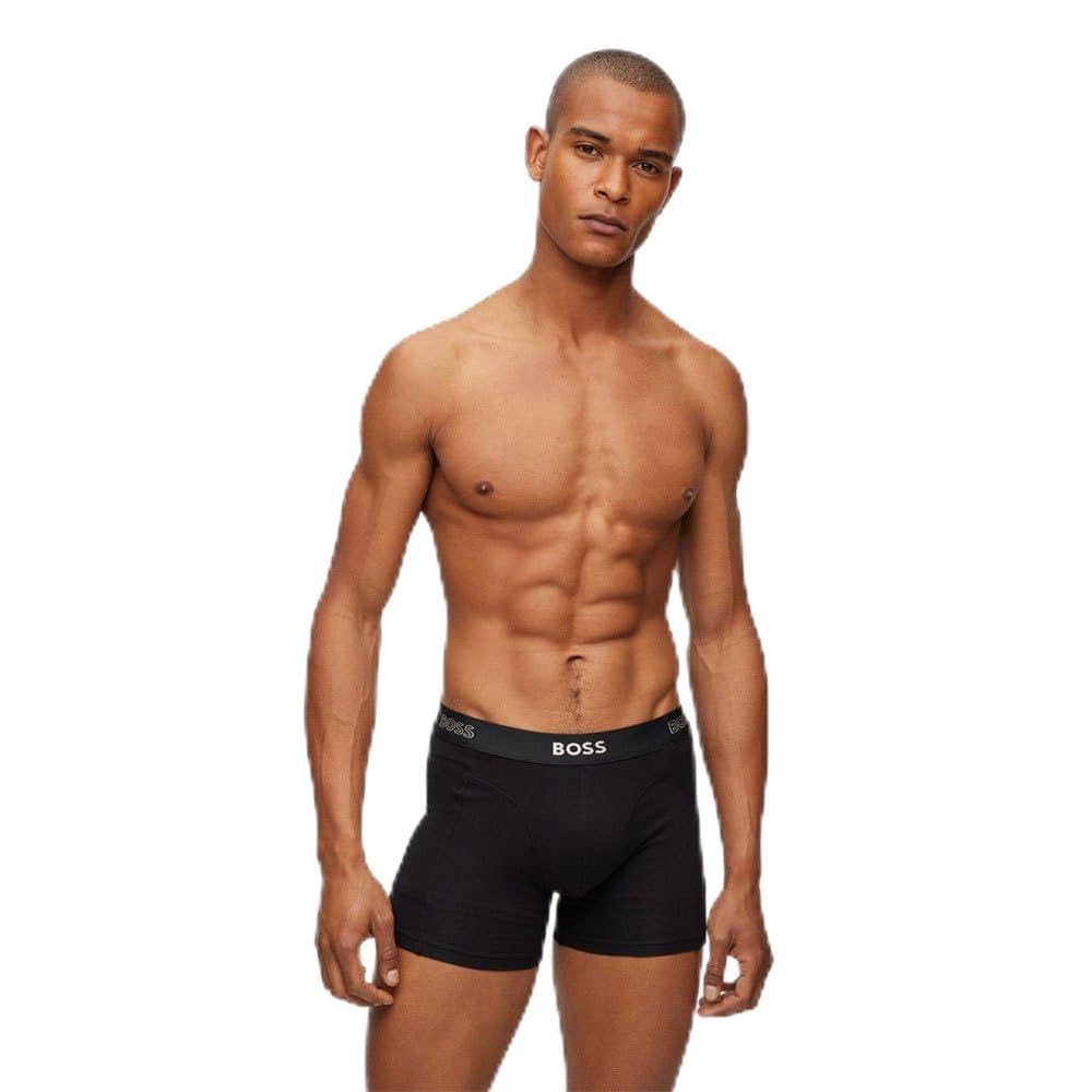 BOSS Herren Boxer Brief M Open Blue461, M Open Blue461