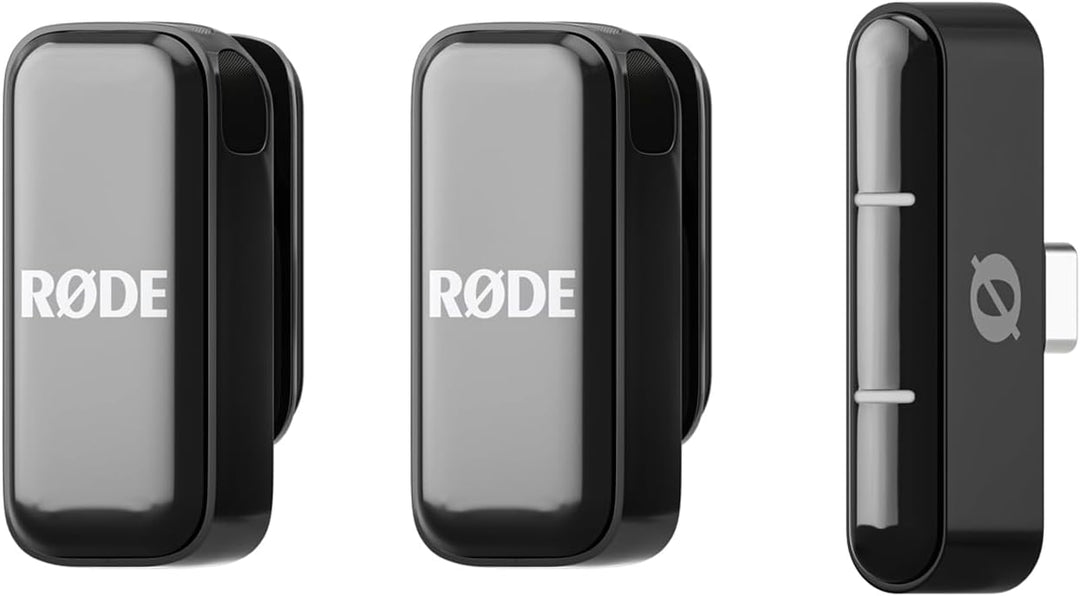 Rode Wireless Micro Drahtloses Mikrofon-System USB-C mit keepdrum Netzteil
