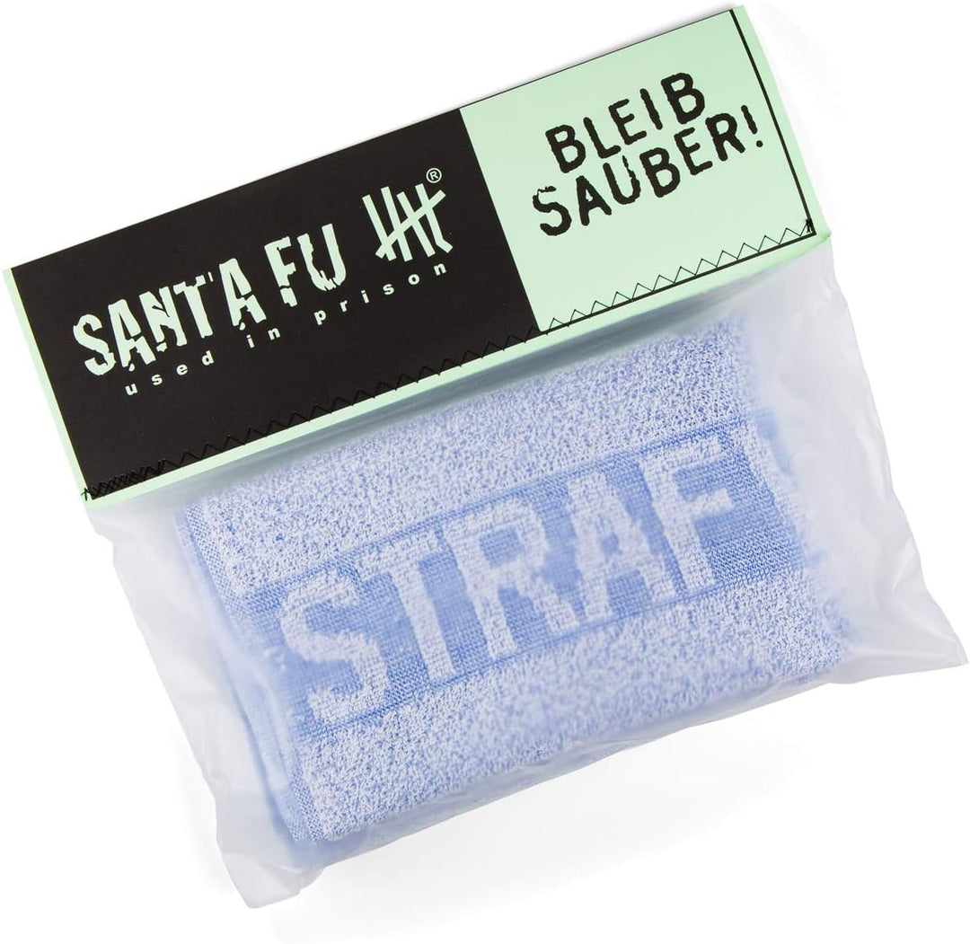 corpus delicti Santa Fu – Handtuch STRAFVOLLZUG – lustiges Geschenk für Juristen und Accessoire für
