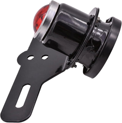 KATUR Motorrad-Kennzeichenhalter, Bremslicht, Rücklicht, Bremslicht, Lampe für Harley Chopper Cruise