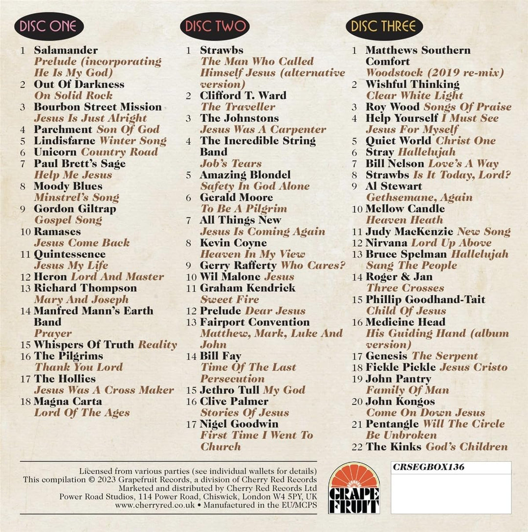 All God'S Children - Songs from the British Jesus, Audio-CD