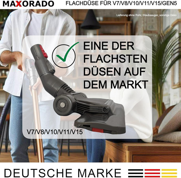 Flachdüse für Dyson V6 DC58 DC59 DC61 DC62 V6 DC26 DC29 DC31 DC36 DC37 DC33 DC38 DC39 DC47 DC50 DC72