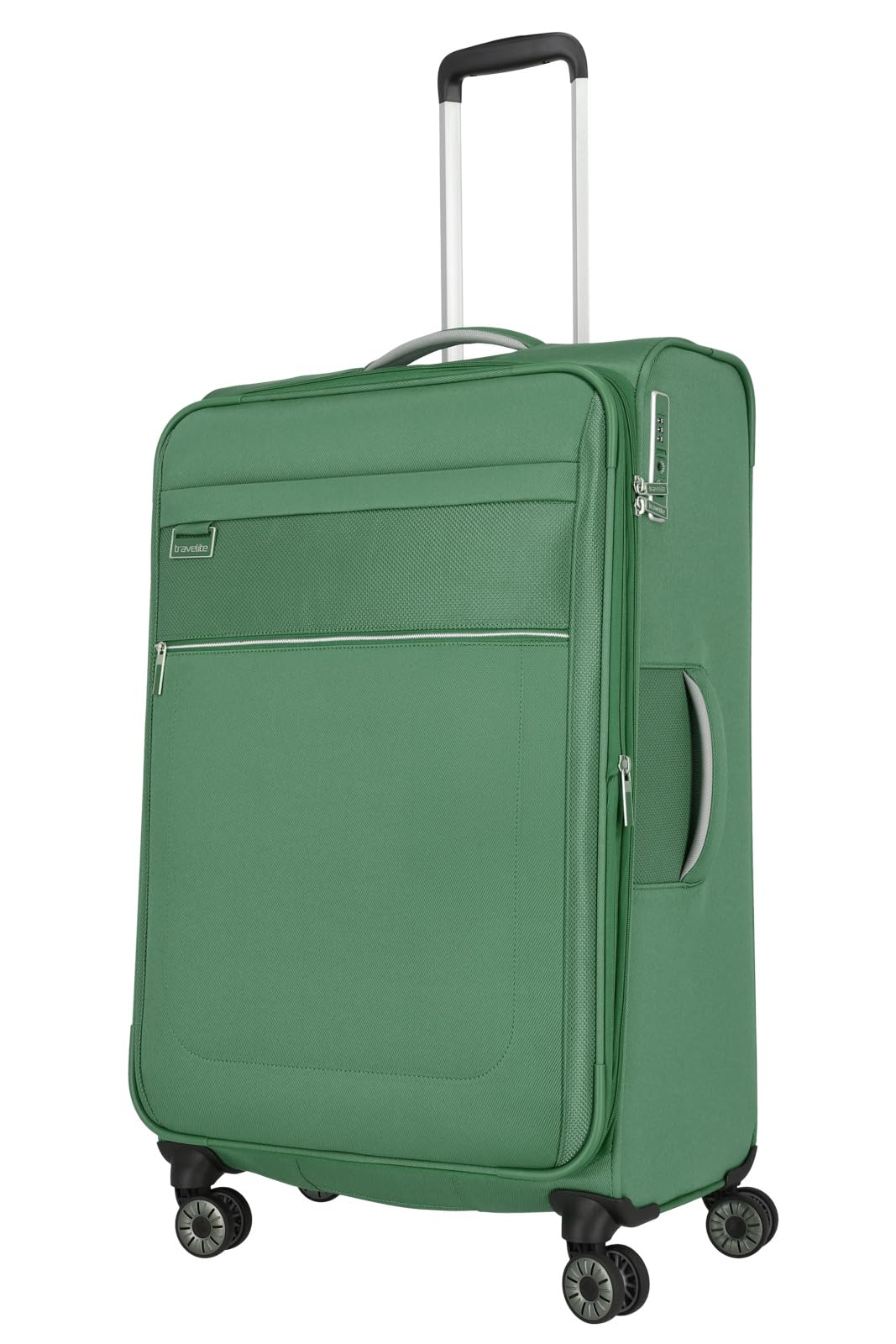 travelite MIIGO 4 W Trolley L, exp., Grün, grün, Talla única, Koffer