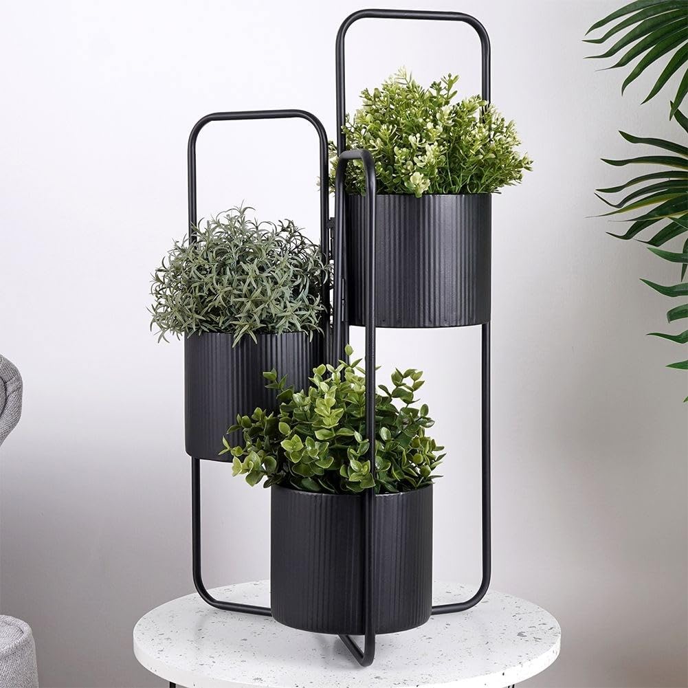 Vilde Blumenständer Blumentreppe Pflanzenständer Blumensäule Pflanzensäule Blumenregal für Blumentöp