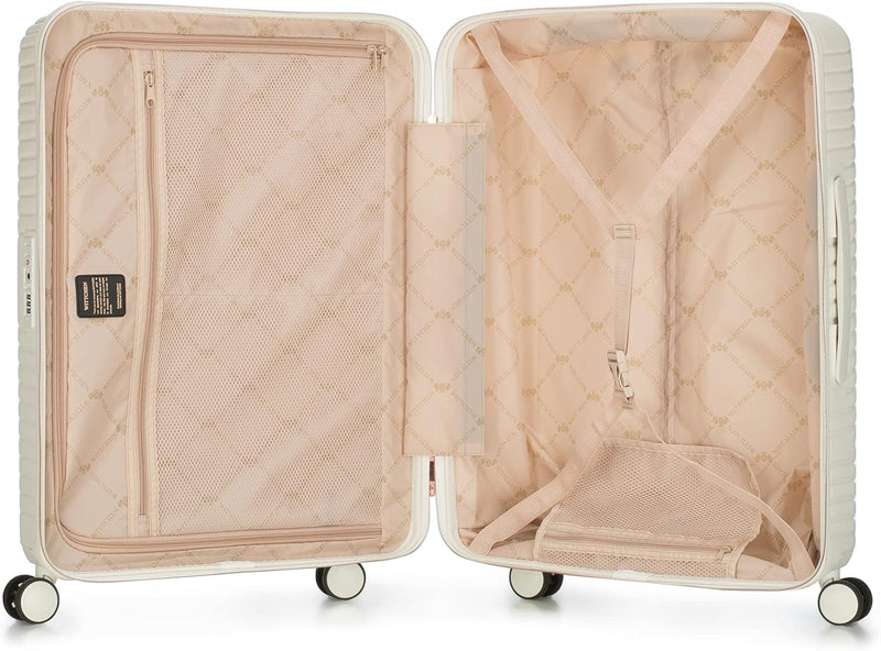 WITTCHEN Reisekoffer Koffer-Set 3tlg Trolley Polycarbonate Hartschalen Trolley 4 Rollen Kombinations