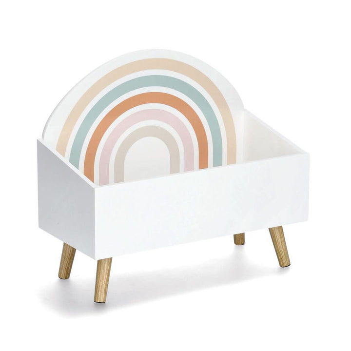 Zeller 13538 Kinder-Aufbewahrungstruhe "Rainbow", MDF/Kiefer, ca. 58 x 28 x 52 cm
