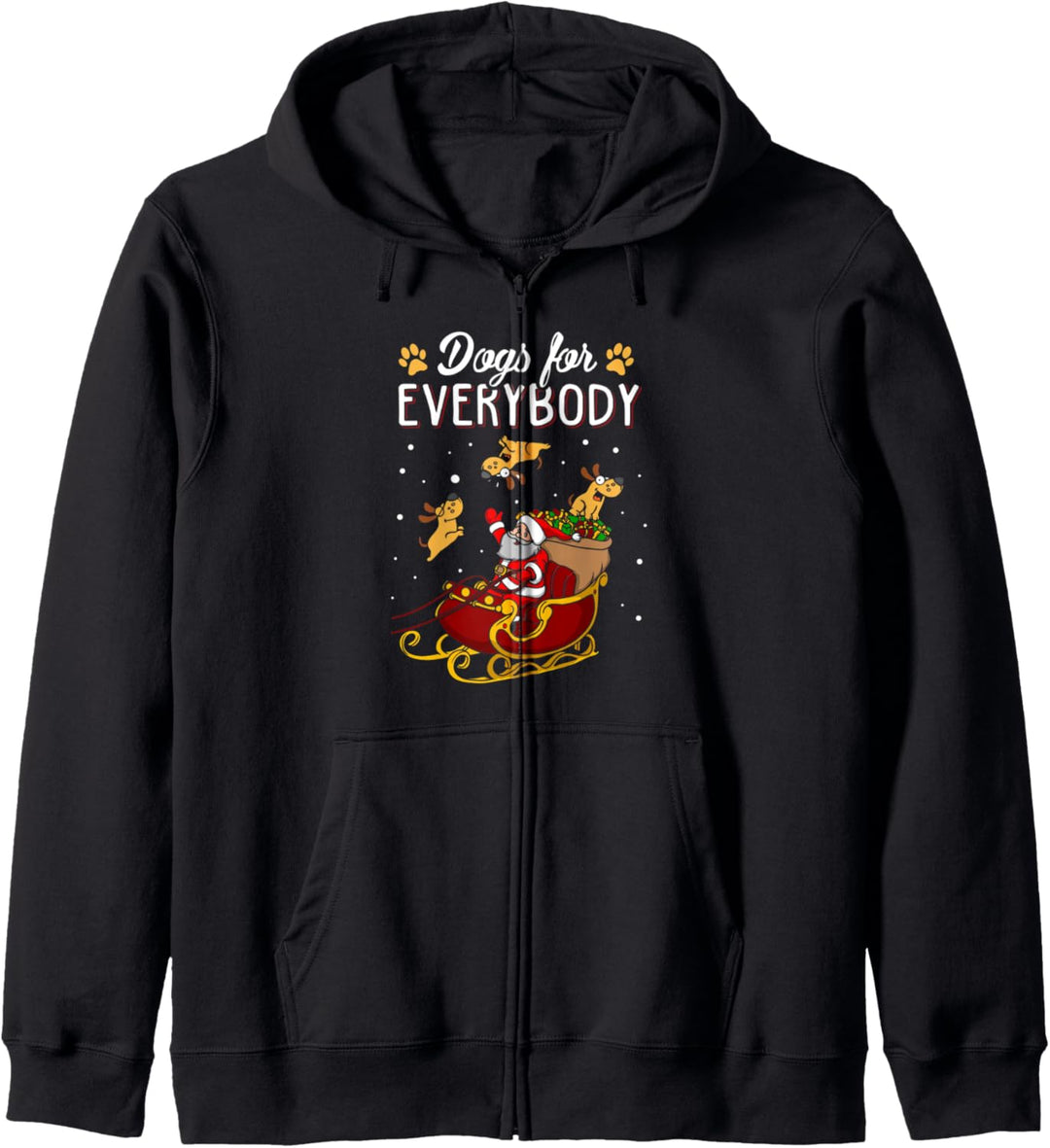Dogs For Everybody Funny Ugly Christmas Dog Lover Kapuzenjacke