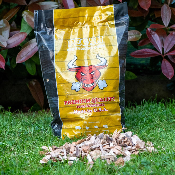 TORO - Pecan-Chips für Smoker und Grills, amerikanische Walnuss-Essenz, ideal für Rind, Huhn, Fisch