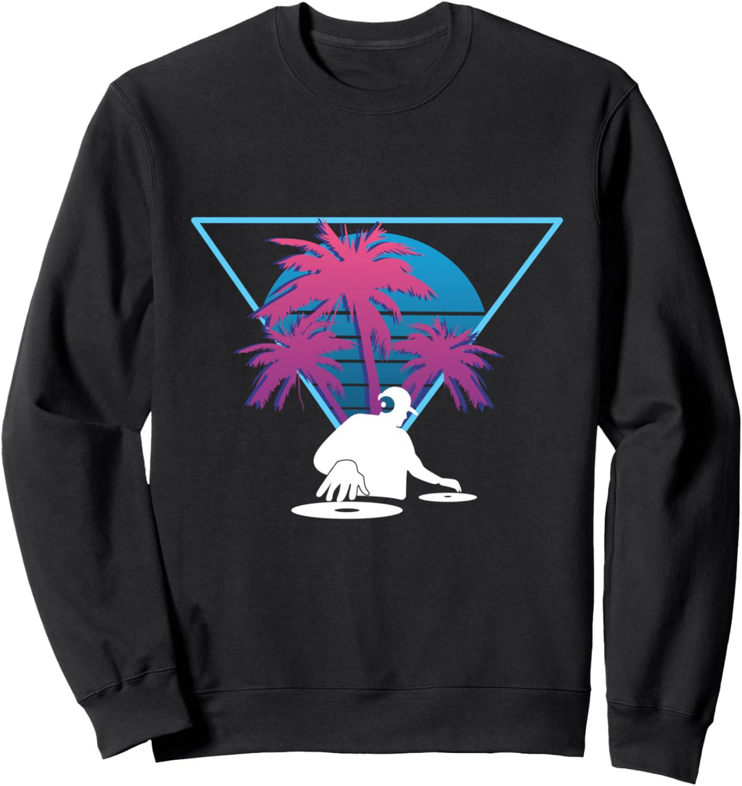 Turntable DJ Musik Mischpult Plattenspieler Musiker Sweatshirt