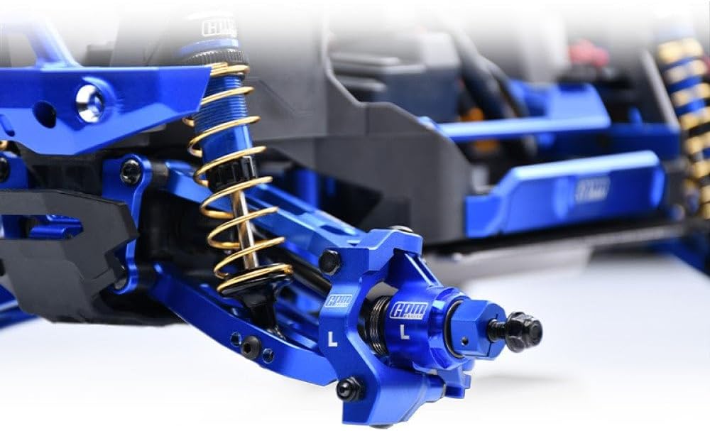 Aluminium 7075 Alloy Front Caster Blocks C-Hubs for Traxxas 1/16 Mini Maxx 4WD RTR Brushless Monster