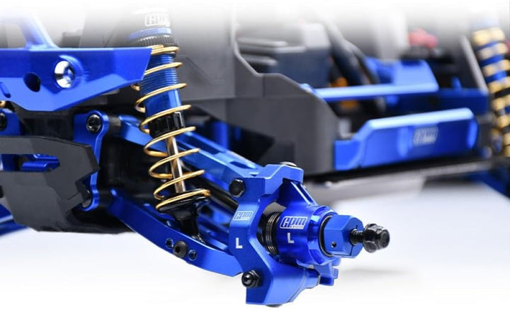 Aluminium 7075 Alloy Front Caster Blocks C-Hubs for Traxxas 1/16 Mini Maxx 4WD RTR Brushless Monster