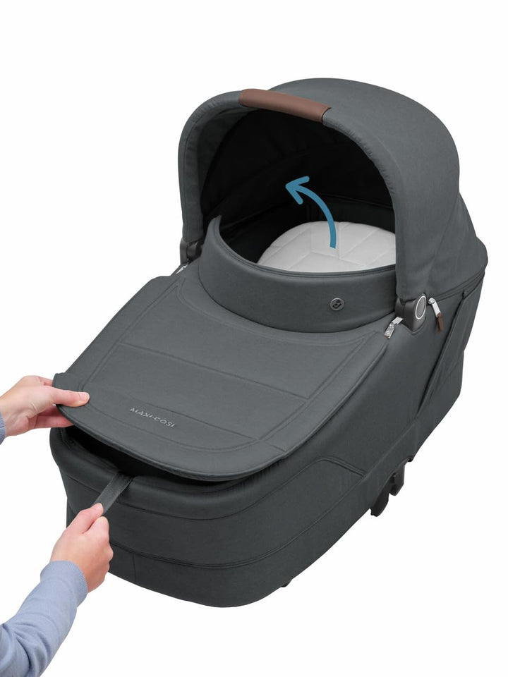 Maxi-Cosi Oxford Plus Baby Kinderwagen, 2-in-1 Set, mit Babywanne, 0–4 Jahre, 0–22 kg, kompakt zusam