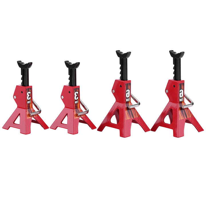 RC Jack Stand, Jack Stand, Red 3 Ton 6 Ton D90 Axial Wraith SCX10 RC Crawler Car im Massstab 1:10