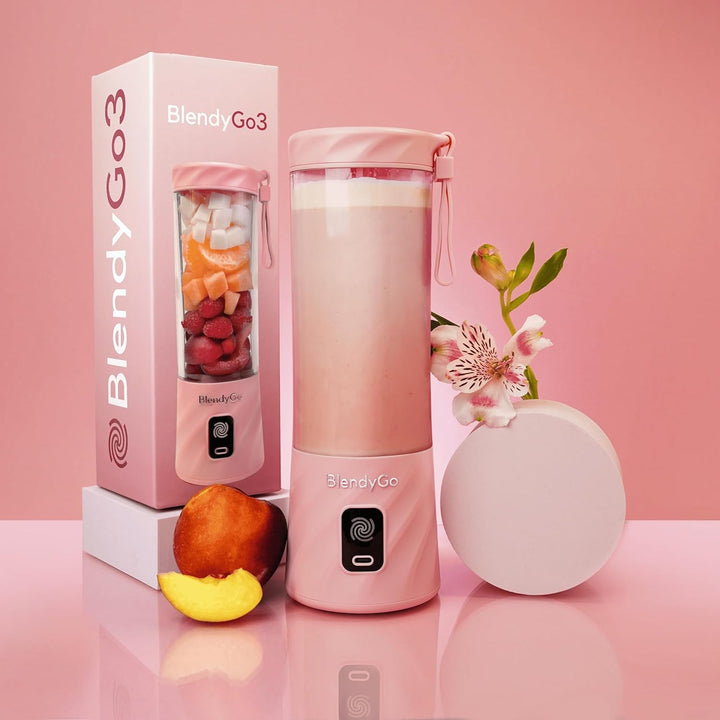 BlendyGo 3 Tragbarer Mixer, Blender, Mini Standmixer, 550 ml, Smoothie maker, Mixer smoothie maker t