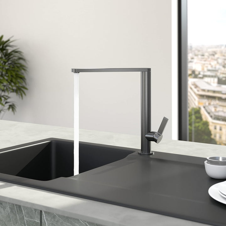 Villeroy & Boch Finera | Hochdruck | Einhand-Küchenarmatur | Anthracite | 92700005 Standard Anthraci