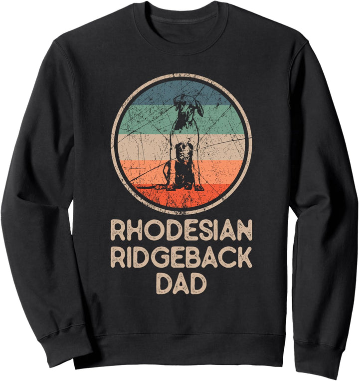 Rhodesian Ridgeback Hund - Vintage Rhodesian Ridgeback Dad Sweatshirt