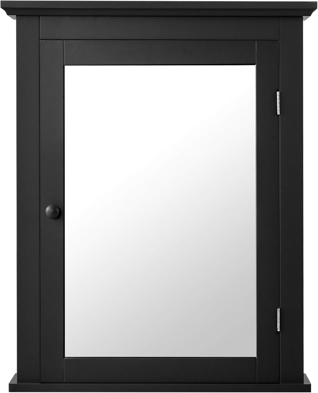 GOPLUS Spiegelschrank Badezimmer, Badezimmerspiegel Badspiegel mit Tür, Wandschrank Hängeschrank mit