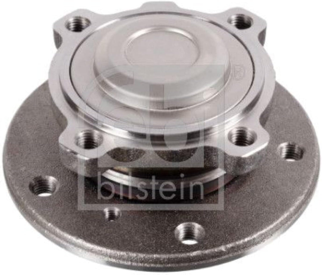 febi bilstein 24572 Radlagersatz mit Radnabe, ABS-Impulsring und Anbaumaterial , 1 Stück