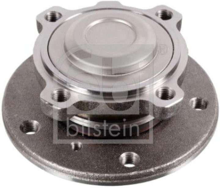 febi bilstein 24572 Radlagersatz mit Radnabe, ABS-Impulsring und Anbaumaterial , 1 Stück