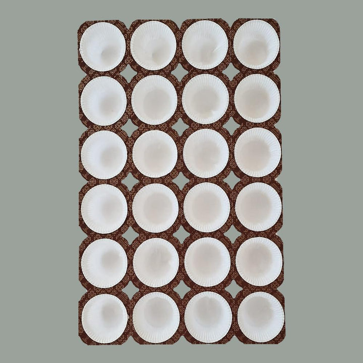Lucgel Einweg-Backform aus Papier, für grosse Muffins, 112 g, 24 Portionen, 5 Stück Muffin-Backform,