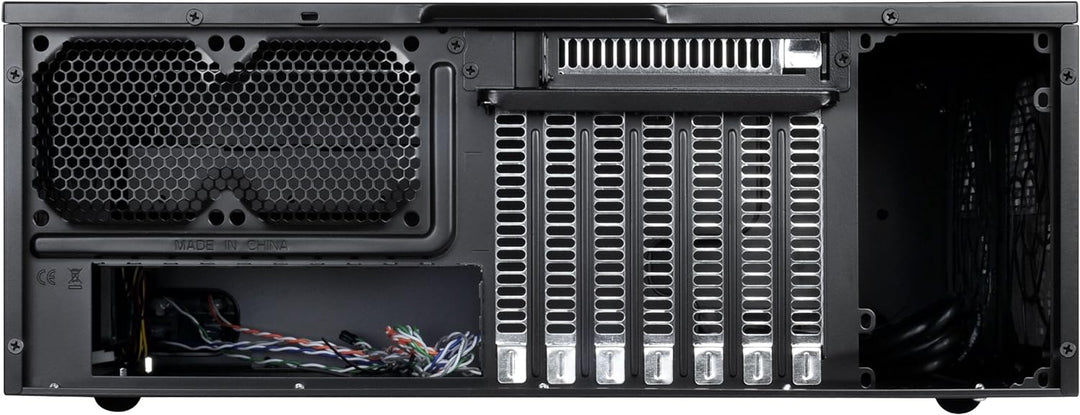 SilverStone SST-GD09B - Grandia HTPC ATX Desktop Gehäuse mit hochleistungsfähigem und geräuscharmen