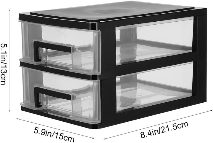 BESPORTBLE Doppelschicht Lagerregal Organizer Möbel Schrank Lagerschrank Kunststoff Schublade Typ Mu