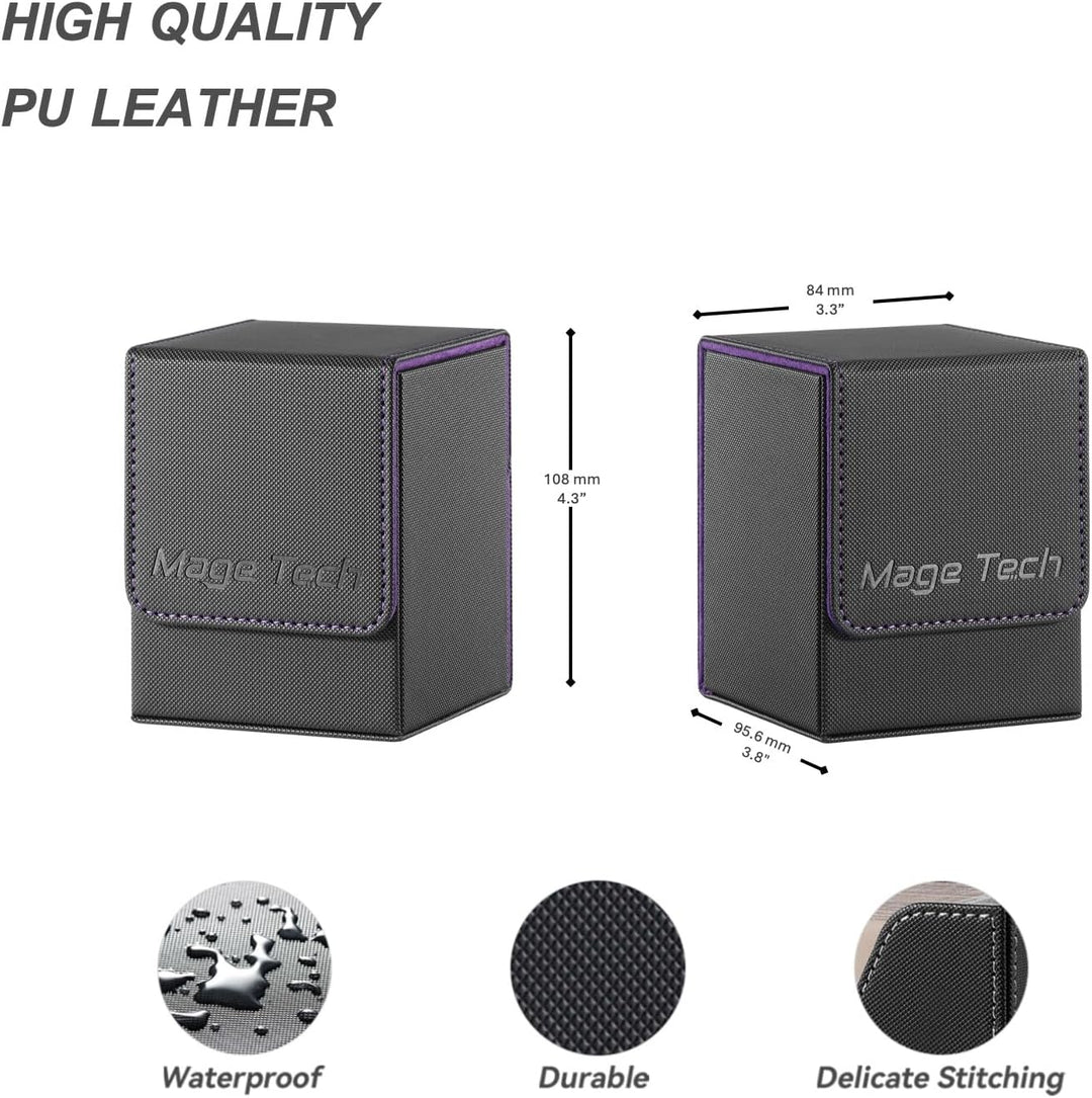 Mage Tech Adventurer [Hero] Modulare Deckbox - passt für 99 doppelt gesleevte Karten - Avatar-Halter