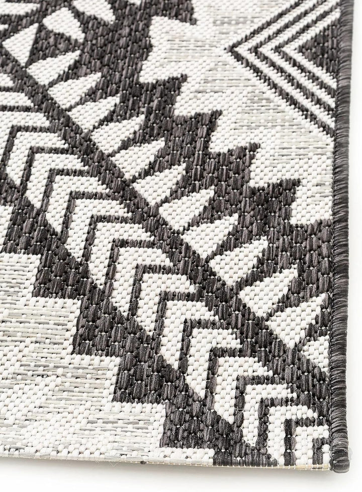 benuta Nest Teppich Cleo - Kunstfaser - Outdoor geeignet - Rechteckig & im Style: Geometrisch, Kelim