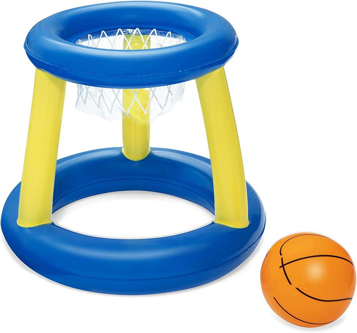 Bestway Pool-Spielzeug Set Volleyball-Netz Basketball Ringwurfspiel aufblasbar