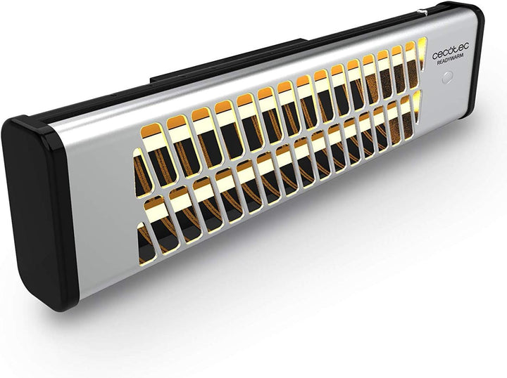 Cecotec Wandflachheizkörper aus Quarz Ready Warm 7000 Quartz Bath. 1200W, 2 Stufen, Für Badezimmer g