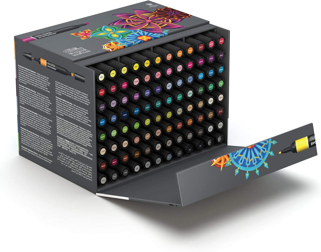 Winsor & Newton 0290152 ProMarker, Professioneller Layoutmarker - 2 Spitzen, fein und breit für Zeic