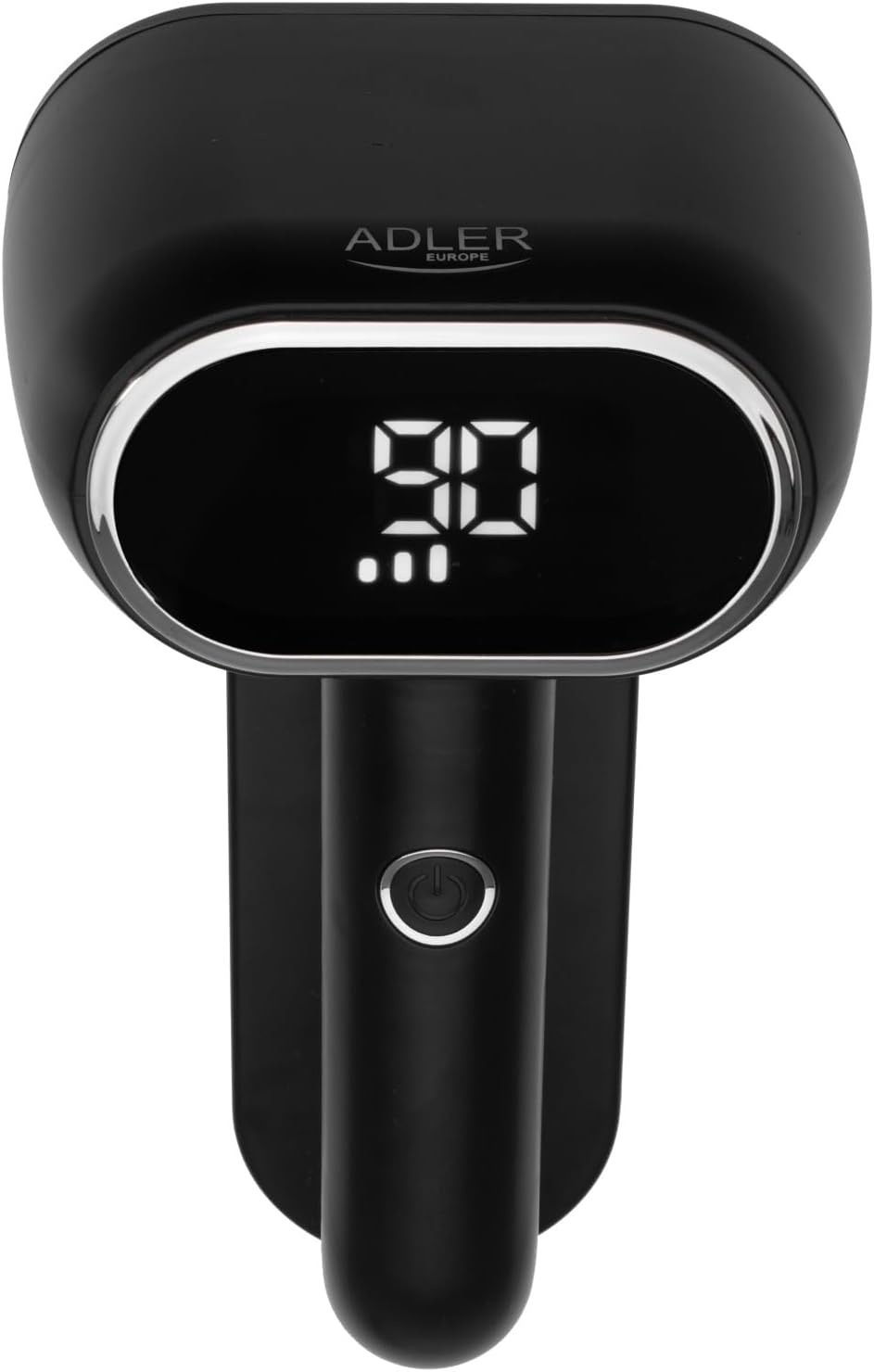 Adler Double Fusselentferner, 3 Geschwindigkeiten, LCD-Display, schwarz