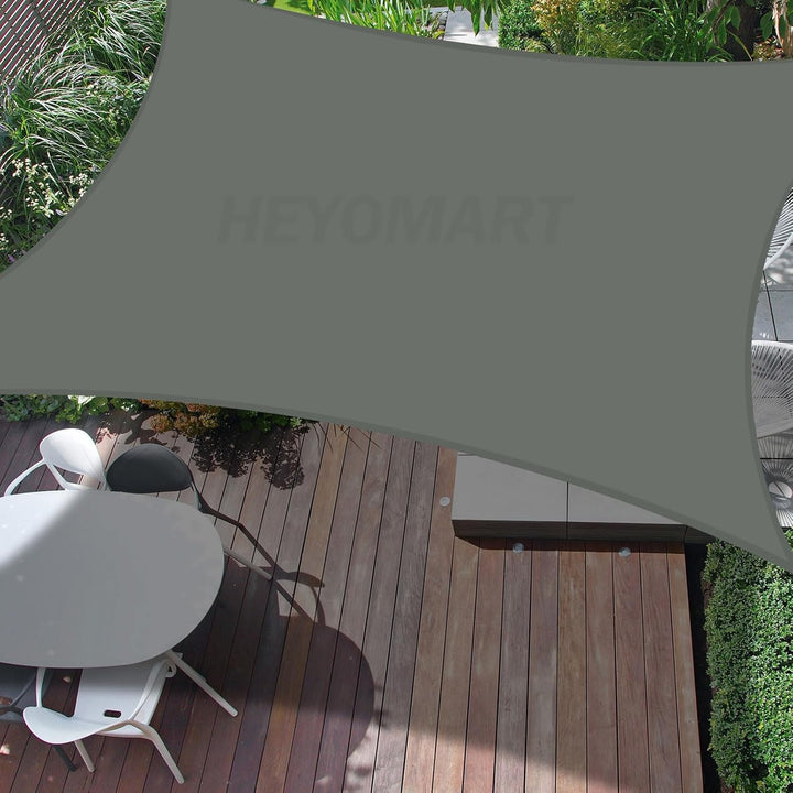 Sonnensegel Sonnenschutz inkl Befestigungsseile PES Polyester wasserabweisend 3 x 3m Quadrat Sonnens