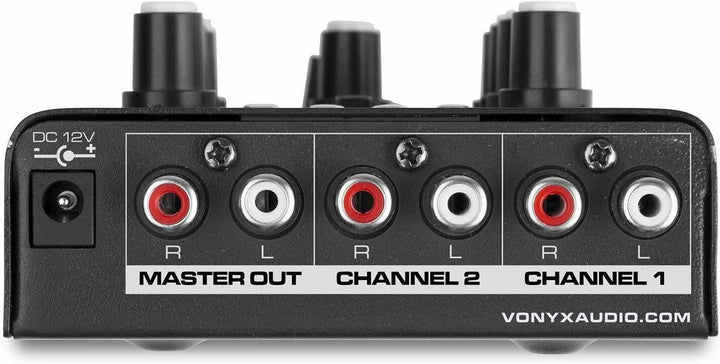 Vonyx SMT500BT Kompaktmixer Mischpult mit Bluetooth und mp3-Player