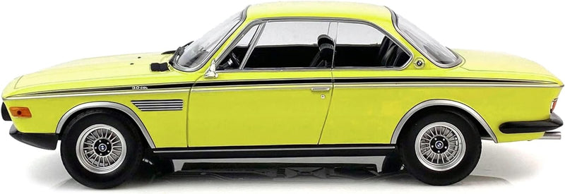 Minichamps 155028130-1:18 BMW 3.0 CSL-1971-Yellow Sammlerauto Miniaturauto, gelb