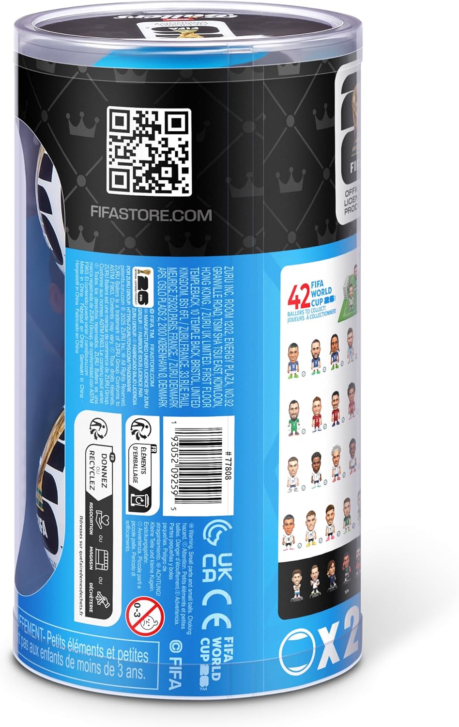 FIFA World Cup 2026™ Ballers Serie 1 2er-Pack von ZURU - Lizenzierte FIFA Sammlerfigur, Unboxing Fus
