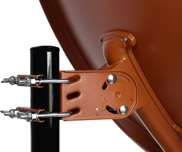 Humax Digital Professional Offset Antenne 75 cm - Farbe: Ziegelrot, E0773 ziegelrot 75 cm, ziegelrot