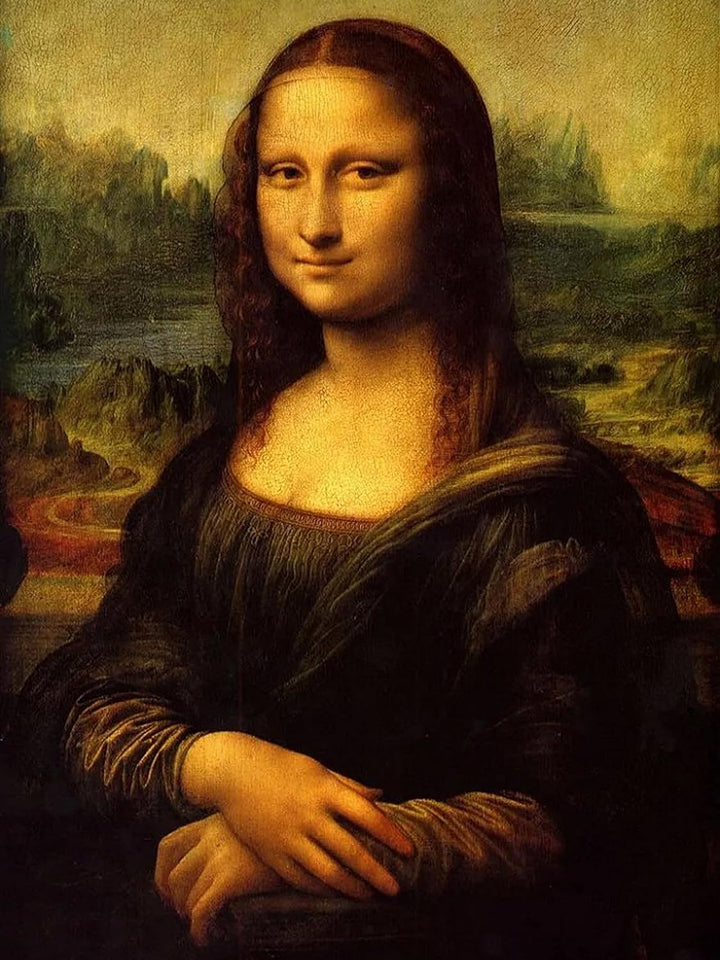 AWC Design Malen nach Zahlen (Monalisa, 40 * 50), malen set, mal nach zahlen für Erwachsene, mal nac