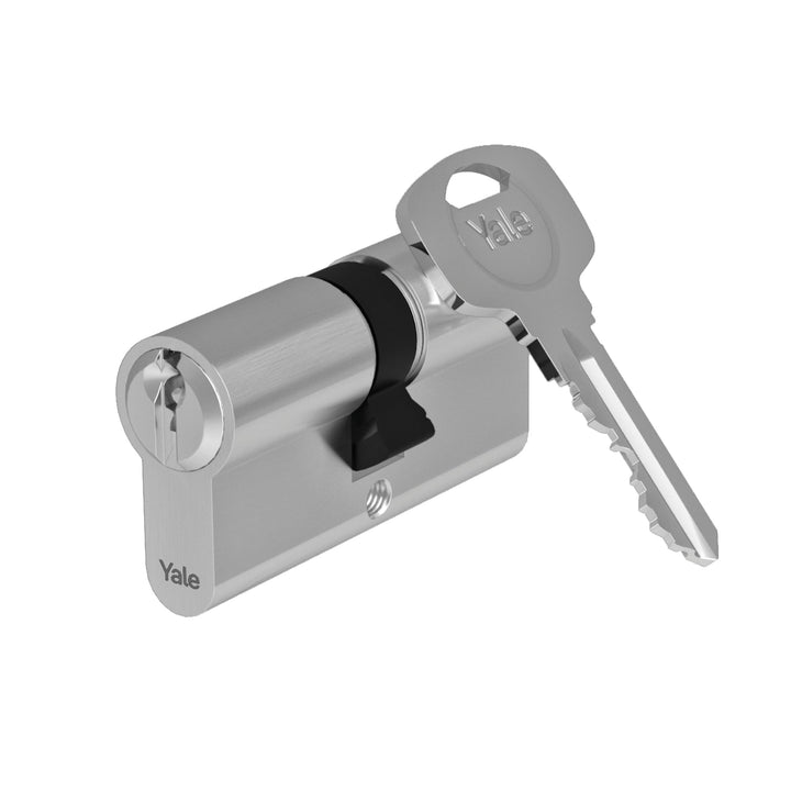 Yale 500 Plus Serie Euro-Profilzylinder – Doppelt – 35/55 – Satin-Nickel – Kartonmenge 1 35/55 Doppe