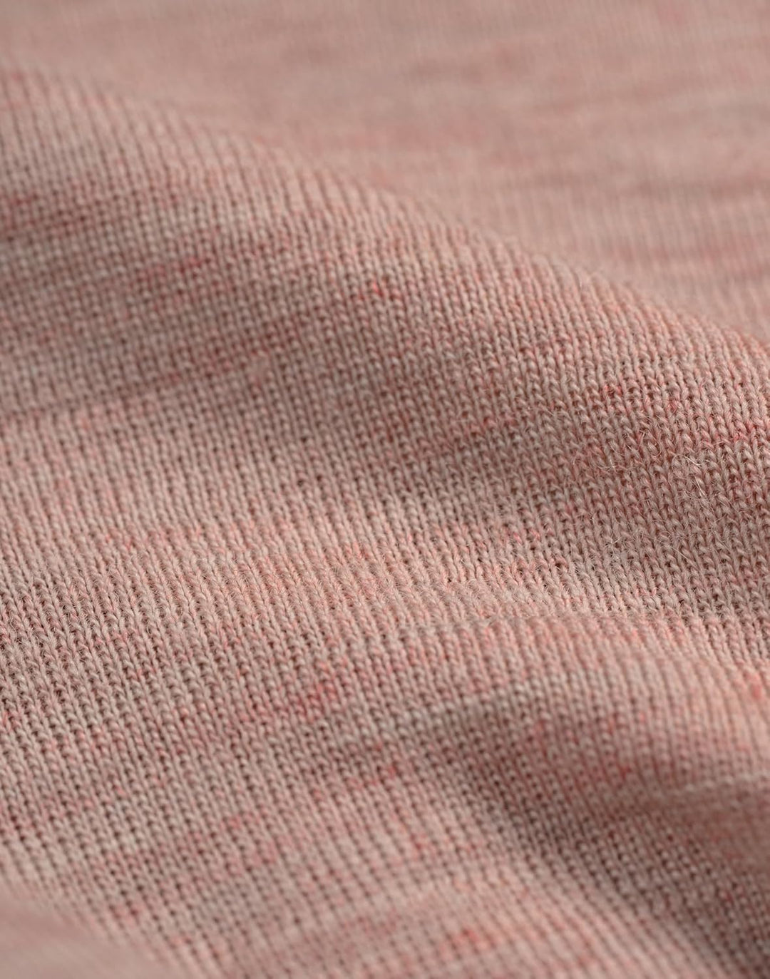 DILLING Damen Rollkragenshirt aus Merinowolle 36 Blusher-melange, 36 Blusher-melange