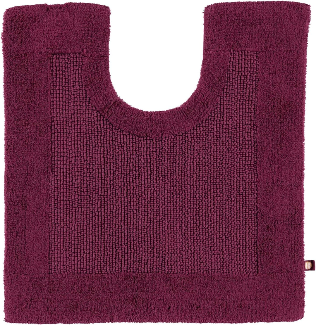 RHOMTUFT Prestige Badteppich 237 Brombeer, 60 x 60 cm WC-Vorleger mit Ausschnitt 60 x 60 cm WC-Vorle
